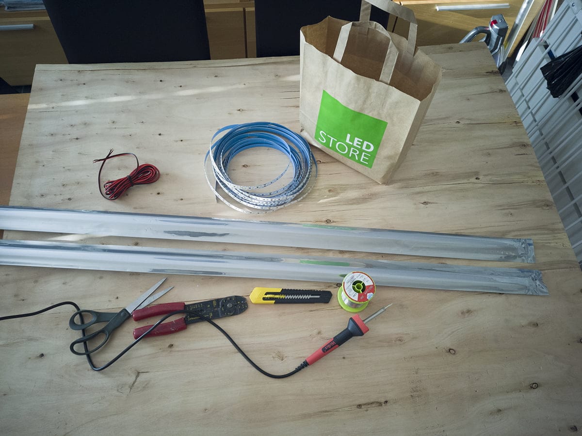 led-nauhan kaapelin valinta
