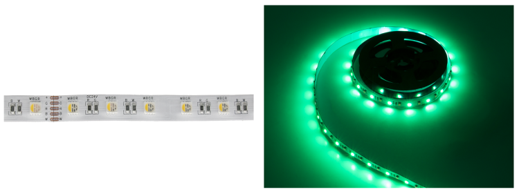 Perinteinen RGB led valonauha