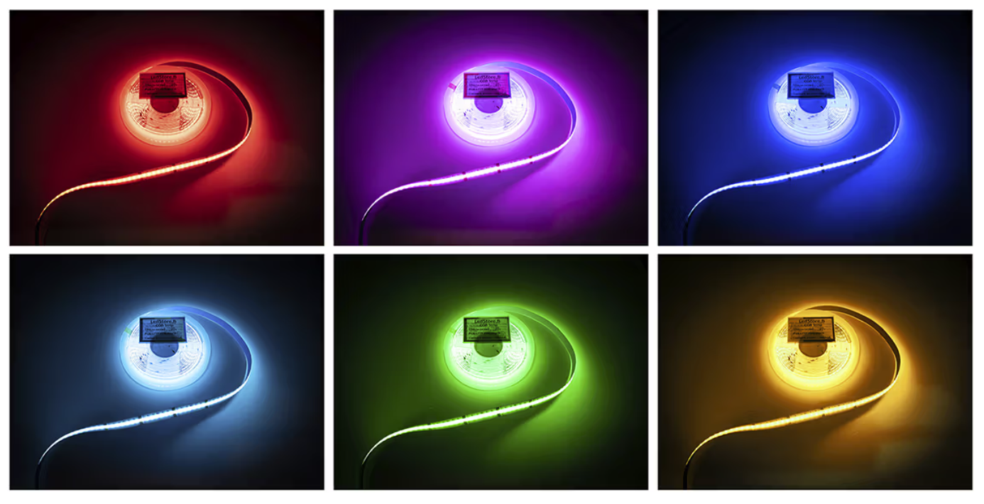 RGB-valonauha, juhlavalaistus vaatii väriä, jota saadaan helposti led-nauhasta.