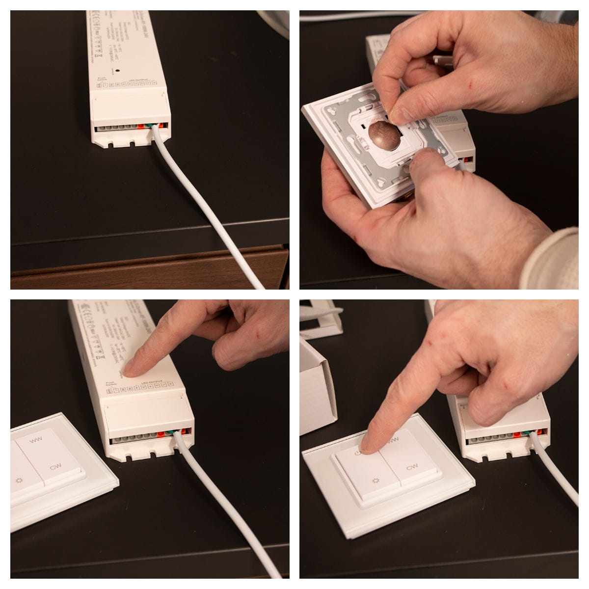 Keittiön valot voidaan ohjata langattomasti ZIgbee tai RF laitteilla