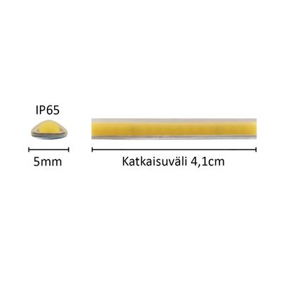1 cm LED strip slim SOLO, 4000K, 24V, 7,2W/m, IP65, CRI90 1 cm LED strip slim SOLO, 4000K, 24V, 7,2W/m, IP65, CRI90