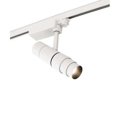 LED-Schienenleuchte - ZOOM 15W für 3-Phasen-Schiene, mattweiß, 4000K LED-Schienenleuchte - ZOOM 15W für 3-Phasen-Schiene, mattweiß, 4000K