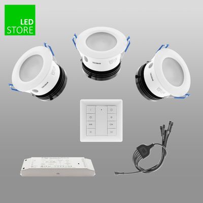 023 CCT LED-Leuchte 3 Stück SETTI mit drahtloser Steuerungstaste