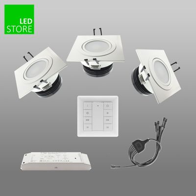 SQ033 CCT LED-Leuchte 3 Stück SETTI mit drahtloser Steuerungstaste