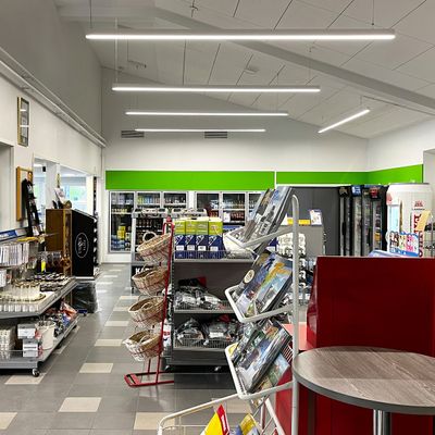 Aluminiumprofil für LED-Streifen - SUSPENSIBLE 55x75mm, 3 Meter, mit Draht, matt weiß