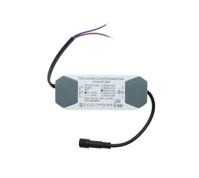TRIAC dimmable DRIVER, 250mA, 25-42VDC