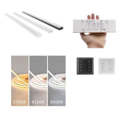 2 Meter CCT Led-Leuchtstreifen-Set