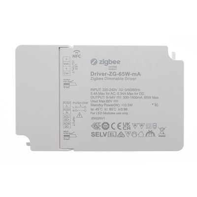 VaLO Adjustable 500-1500mA DRIVER 65W with built-in Zigbee receiver