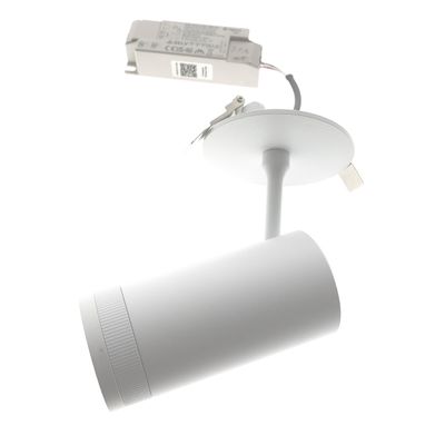 LED FOKUS RECESSED – einstellbare Temperatur, dimmbar, 7W, CRI98, IP20, mattvit