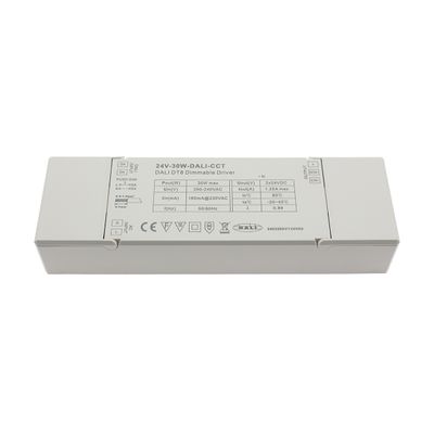 LED-Trafo 24V, 30W, DALI DT8 CCT einstellbar, IP20