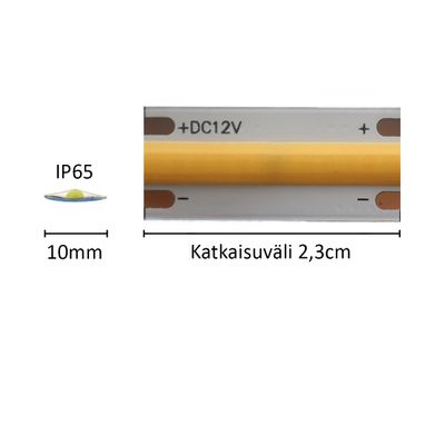 LED-Leiste SOLO, 3000K, 12V, 7,2W/m, IP65, CRI94