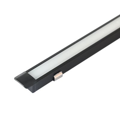 Recessed MINI LED strip aluminium PROFILE 2m, black Recessed MINI LED strip aluminium PROFILE 2m, black