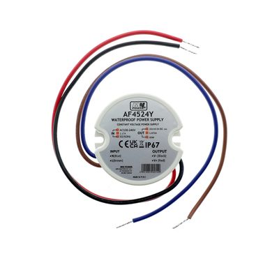 RASIA Konverter für LED-Leuchten, 24V, 45W, IP67, 54mm x 23mm RASIA Konverter für LED-Leuchten, 24V, 45W, IP67, 54mm x 23mm