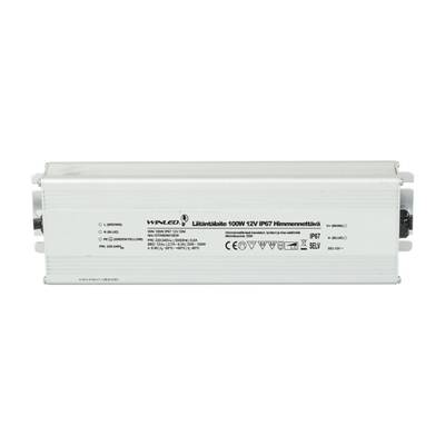 LED-Netzteil, 12 V, 100 W, WINLED, TRIAC-dimmbar, IP67 LED-Netzteil, 12 V, 100 W, WINLED, TRIAC-dimmbar, IP67