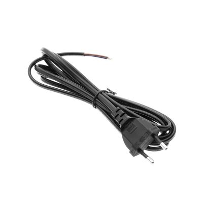 3m Kabel, schwarz, mit Stecker