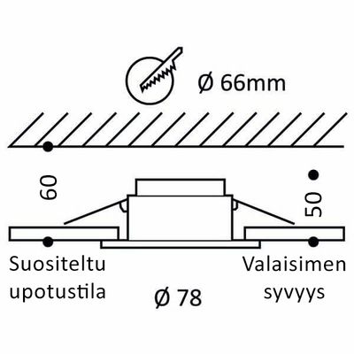 LED-Downlight - LIGHT 023, IP54, dimmbar 9W, mattweiß, CRI97, 4000K