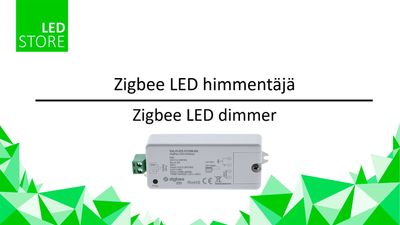 VaLO Zigbee LED-Empfänger 12V-36V - für monochrome LED-Streifen 8A, Demonstrationsvideo LedStore.fi
