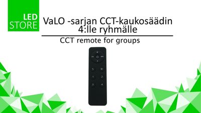 Fernbedienung für LED-Dimmung - VaLO, für vier Gruppen von CCT-Leuchten