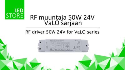 24V RF dimmbarer LED-Transformator 50W für monochrome und CCT LED-Leuchten
