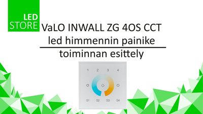 VaLO Funk Zigbee CCT LED Wandregler für 4 Gruppen, 230V