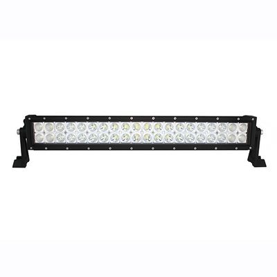 Rechteckige LED-Lichtleiste mit mehreren kreisförmigen Lichtern, montiert auf schwarzen Halterungen für vielseitige Beleuchtungslösungen und effiziente Energienutzung.