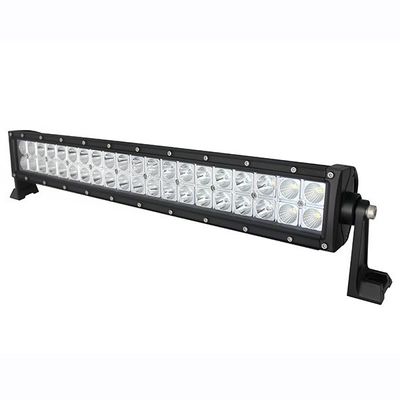 LED-Lichtleiste, rechteckig mit mehreren Glühbirnen, montiert auf zwei Halterungen, Schrägansicht. Ideal zur Erhöhung der Helligkeit in verschiedenen Umgebungen.