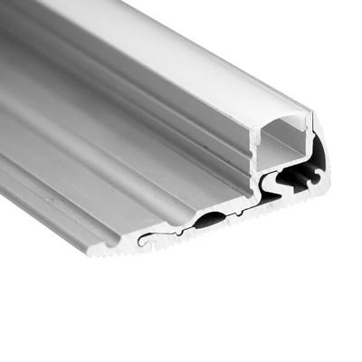 Aluminiumprofil für LED-Leiste für Treppen 1000x22x60mm, für Treppenhausbeleuchtung, gebürstetes Aluminium Aluminiumprofil für LED-Leiste für Treppen 1000x22x60mm, für Treppenhausbeleuchtung, gebürstetes Aluminium
