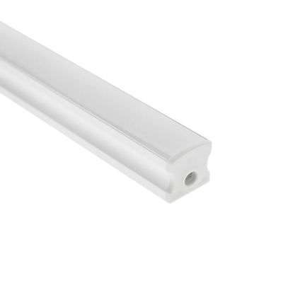 Aluminiumprofil für LED-Leiste 2500x16x18mm, oberflächenmontierbar, weiß