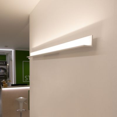 LED-Wandleuchte BLADE 1200, 3000K, 16.8W, CRI80, IP54, mattweiß