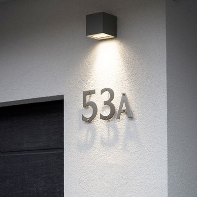 LED-WANDLEUCHTE CUBIC OUT, 3000K, 3W, CRI80, IP55, mattgrau