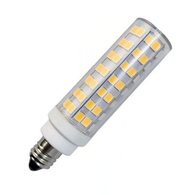 Energieeffiziente LED-Glühlampe mit Spiralsockel und hellen gelben Dioden für optimale Beleuchtung.