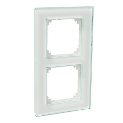 Schneider Exxact 2-teilig Rahmen Glas Massiv Weiß