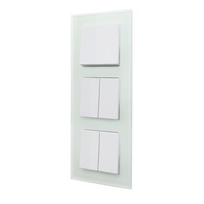 Schneider Exxact 3-teilig Rahmen Glas Massiv Weiß