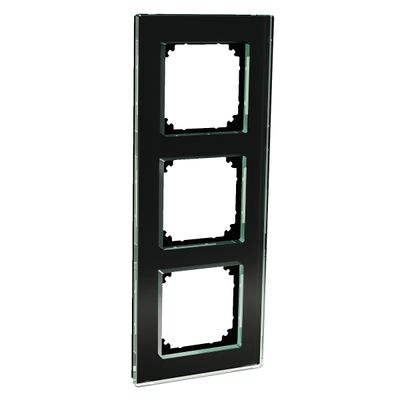 Schneider Exxact 3-teilig Rahmen Glas Massiv Schwarz