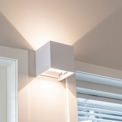 LED-WANDLEUCHTE FUNK, 3500K, dimmbar, 2x7W, CRI93, IP65, weiß LED-WANDLEUCHTE FUNK, 3500K, dimmbar, 2x7W, CRI93, IP65, weiß