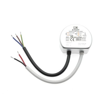 RASIA Konverter für LED-Leuchten, 24V, 15W, IP66, 67mm x 25mm
