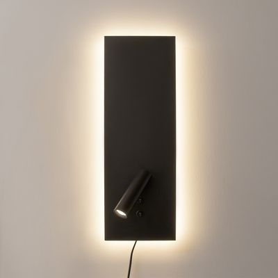 LED NIGHT LIGHT, 3000K, 6+3W, CRI80, IP55, mattschwarz