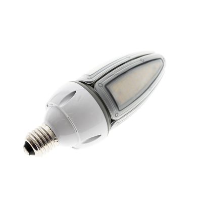 Energieeffiziente LED-Lampe mit länglichem Design, Metallsockel und mattierter Abdeckung für optimale Beleuchtung. Perfekt für moderne Räume und umweltfreundliche Wohnungen.