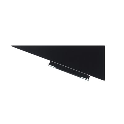 Flache Ecksteckdosenleiste für die Küche, 2 Steckdosen + USB-A und USB-C Ladeanschlüsse, schwarz