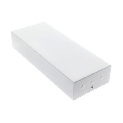 Feste weiße Deckenabdeckung für LED-Transformatoren, bis zu 100 W Transformatorleistung