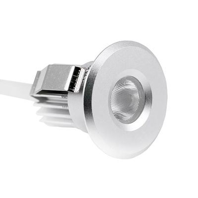LED 102 Downlight Kit 3W Spot, für Feuchträume, silber, 3000K