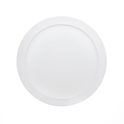 Moderne, runde, weiße LED-Deckenleuchte mit stilvollem Design, ideal zur Aufwertung von Innenräumen mit energieeffizienter Beleuchtung.