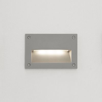 LED-WANDLEUCHTE IN-WALL OUT 2, Einbau, 3W, CRI80, IP55, mattgrau LED-WANDLEUCHTE IN-WALL OUT 2, Einbau, 3W, CRI80, IP55, mattgrau