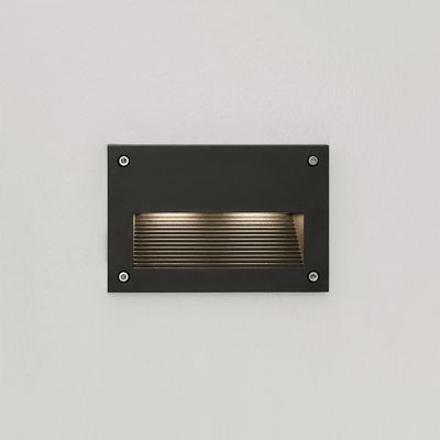 LED MUMUR LAMP IN-WALL OUT 2, Einbau, 3W, CRI80, IP55, mattschwarz