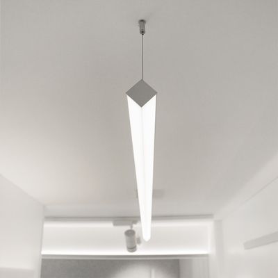 LED-Büro-Pendelleuchte - WIRE, mattweiß, 42W, 4000K