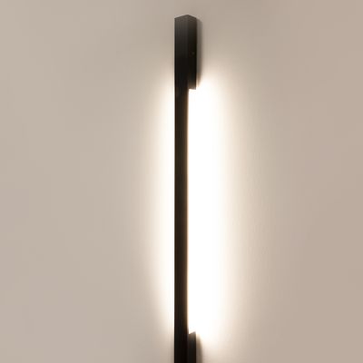LED-WANDLEUCHTE LINE 900, 3000K, 8,4W, CRI80, IP44, mattschwarz