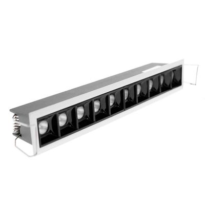 LED-Strahler - LINJA 10, IP44, dimmbar 10x2W, weiß/schwarz, CRI93, 4000K