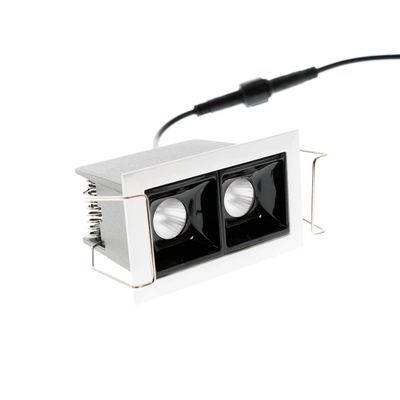 LED downlight — LINJA 2 CCT, color temperature adjustable, IP44, dimmable 2x2W, matte white/black, high CRI93 LED downlight — LINJA 2 CCT, color temperature adjustable, IP44, dimmable 2x2W, matte white/black, high CRI93