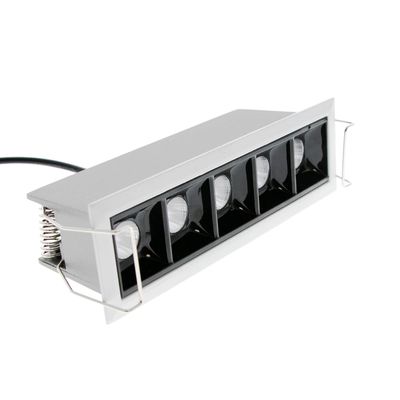 LED downlight — LINJA 5 CCT, color temperature adjustable, IP44, dimmable 5x2W, matte white/black, high CRI94 LED downlight — LINJA 5 CCT, color temperature adjustable, IP44, dimmable 5x2W, matte white/black, high CRI94