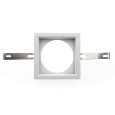 Quadratischer Einbaurahmen der MIX-Serie, weiß